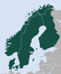 map of the nordic countries